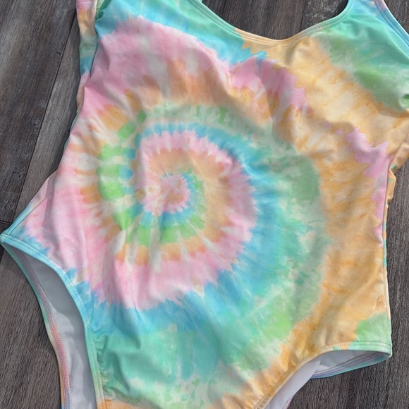 Stoney Clover Lane x Target tie dye one piece swimsuit (medium) NEW - Picture 7 of 10